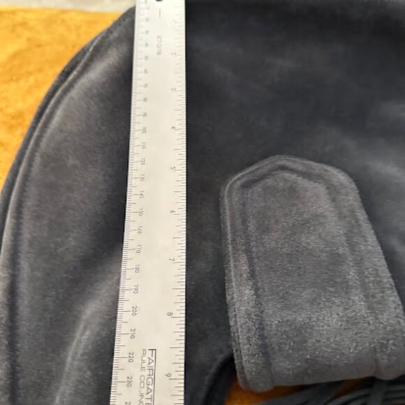 BCBGeneration Suede Tassel Hobo Bag, Fume/Gray - Picture 7 of 10